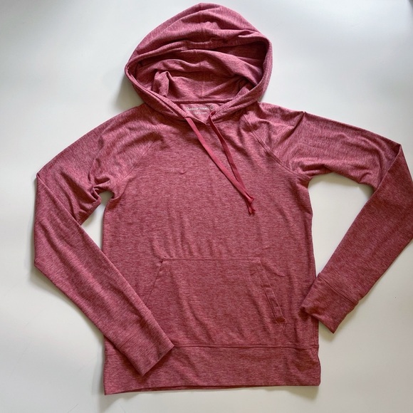 Outdoor Voices CloudKnit Hoodie Desert Rose Pink Women’s Size S - Picture 2 of 7